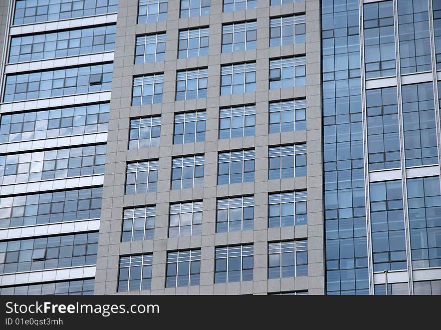 Modern building wiht windows background. Modern building wiht windows background