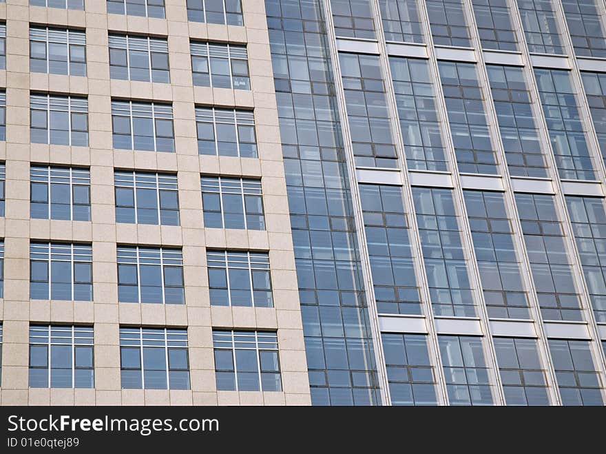 Modern building wiht windows background. Modern building wiht windows background