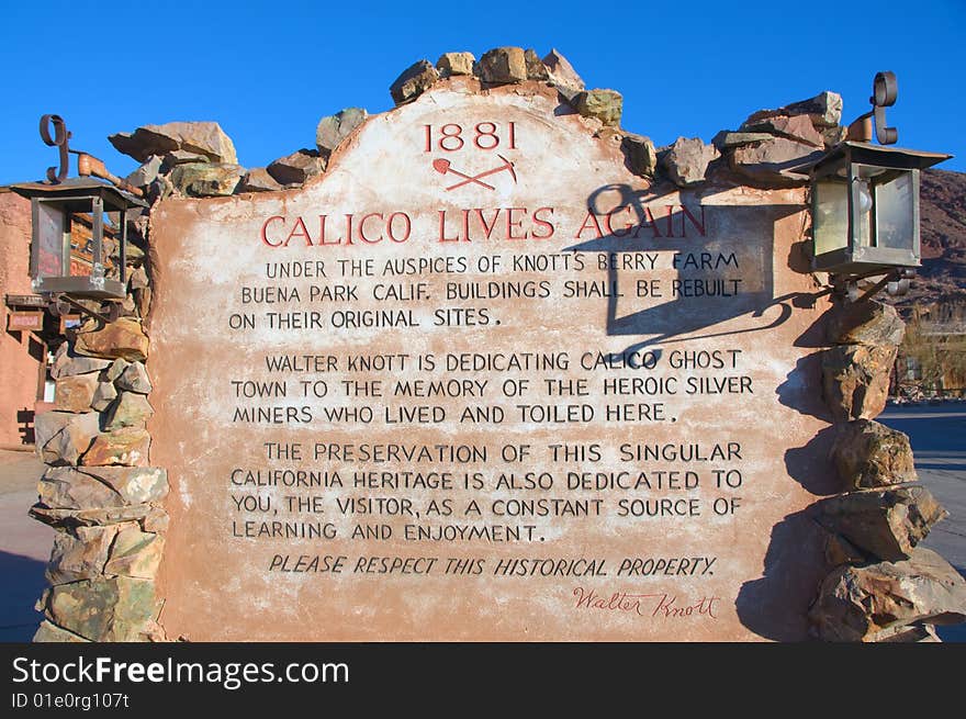 Calico Ghost Town