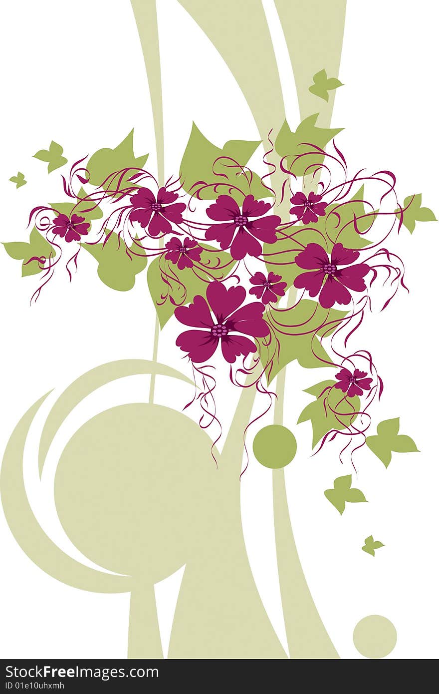 This illustration depicts beautiful flowers. This illustration depicts beautiful flowers