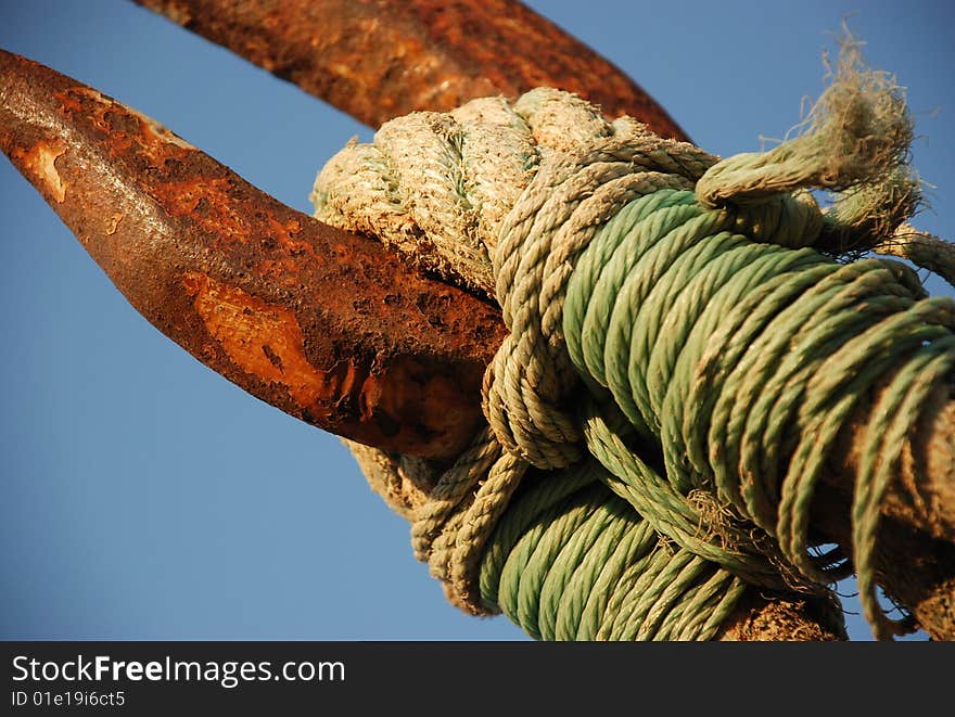 Rusty anchor