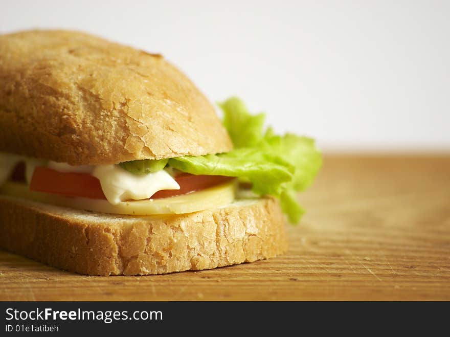 Sandwich with cheese