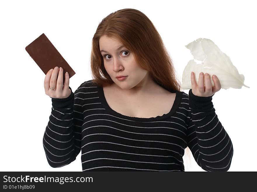 The Young Woman With Cabbage And Chocolate