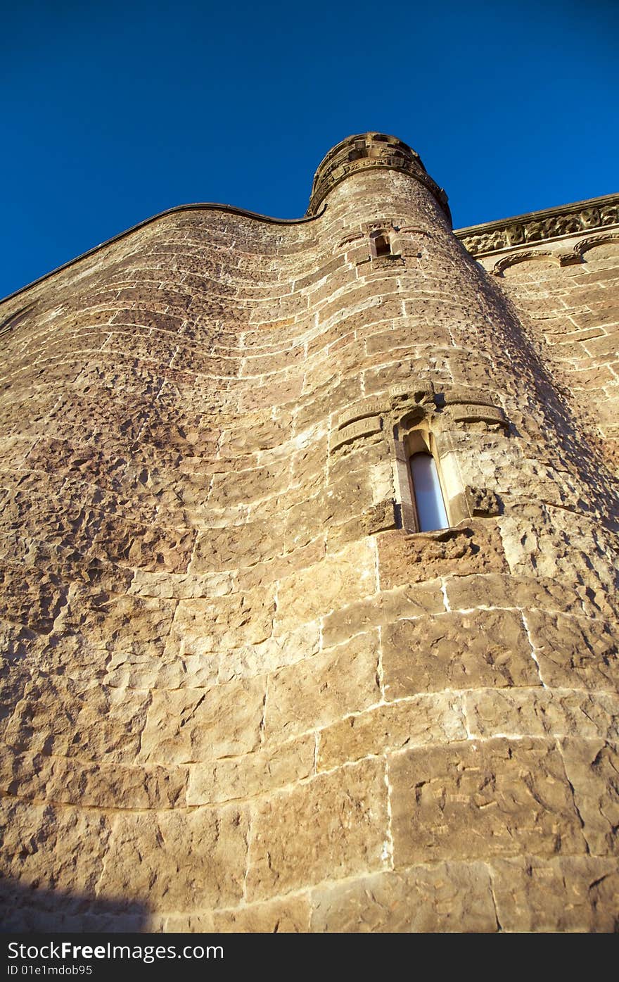 Big tower church at barcelona