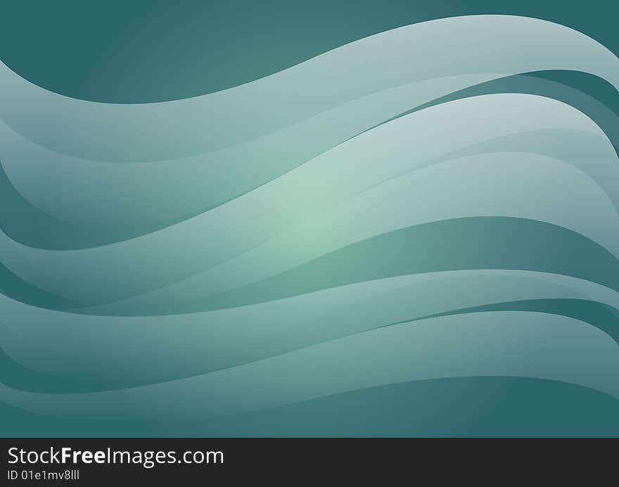 Abstract wavy style layered background. Abstract wavy style layered background