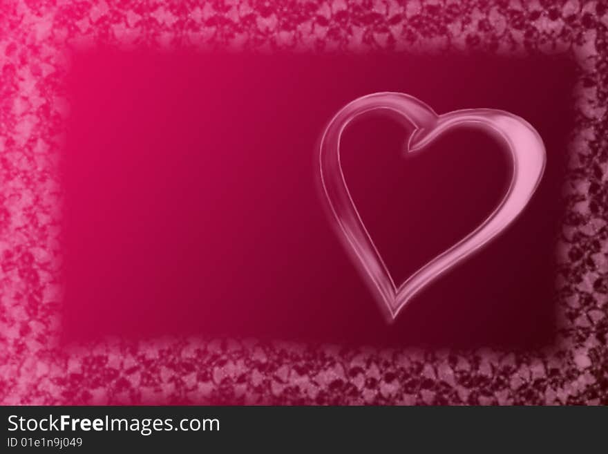 Abstract valentine background with space for text