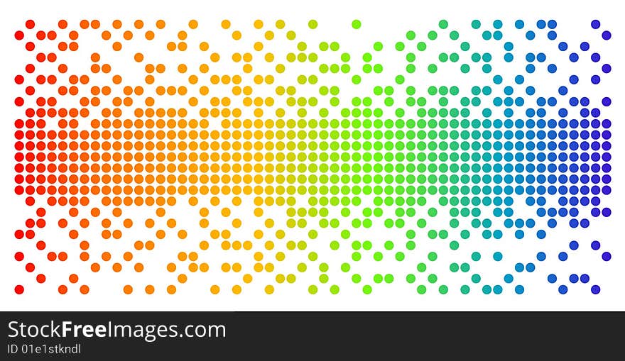 Vector illustration of various colorfull pixels. Vector illustration of various colorfull pixels