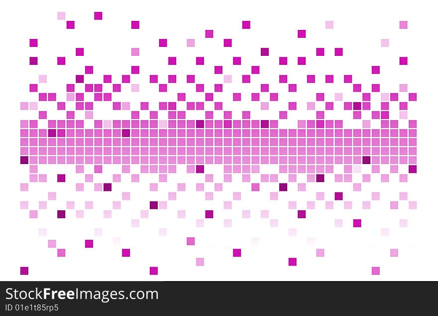 Vector illustration of various colorfully pixels. Vector illustration of various colorfully pixels