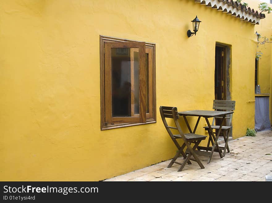 Small coffee-bar in la laguna , tenerife, canary island. Small coffee-bar in la laguna , tenerife, canary island