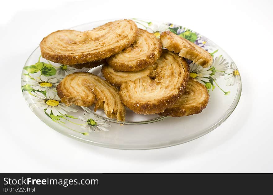 Cookies on saucer