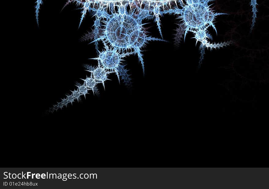 Cool modern fractal background. Great design element. Cool modern fractal background. Great design element.