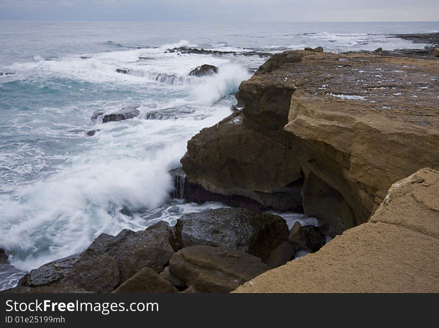 Rocks on the beach