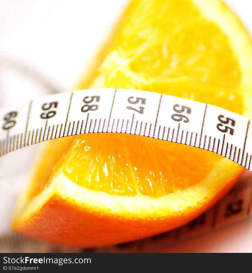 Orange and pat measure