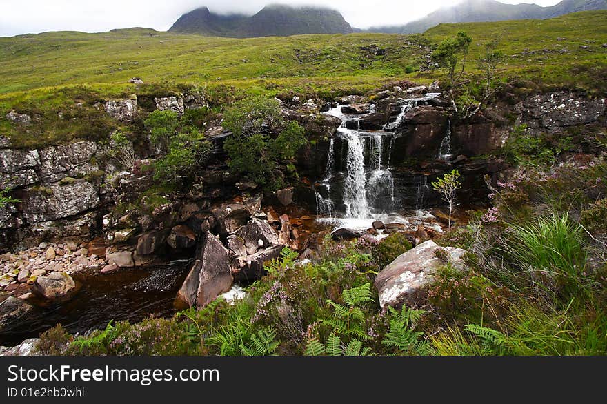 Waterfall in the highlands