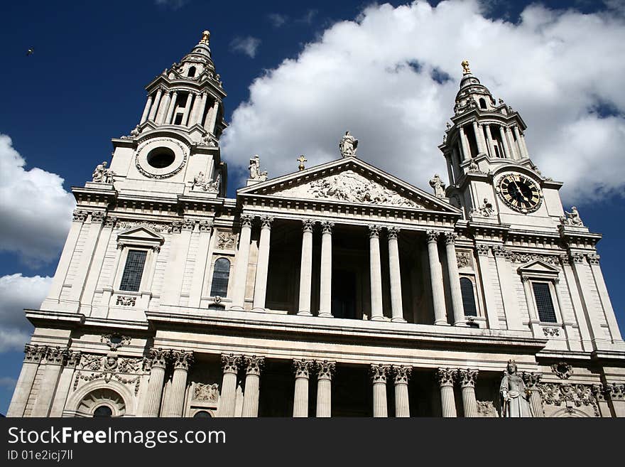 St Paul's cathedral in London, United Kingdom.