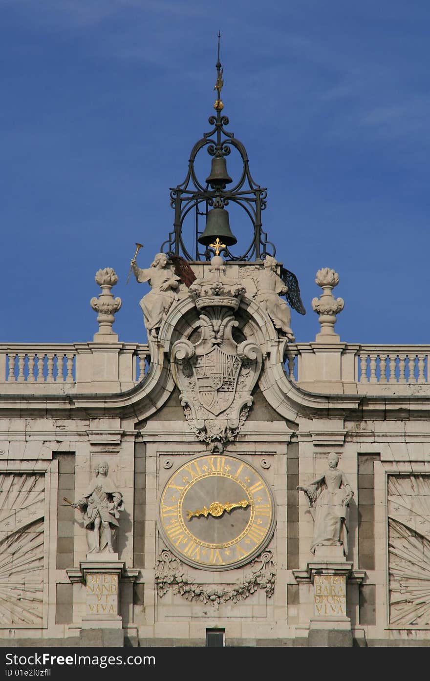 Palacio Real, Madrid. Fragment of the building.