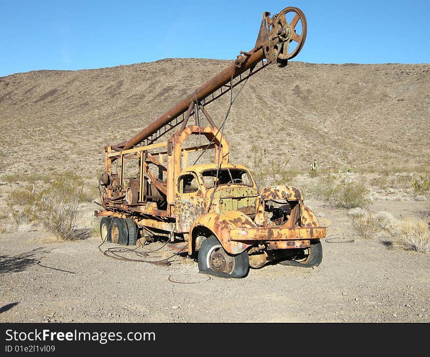 Truck In Desert