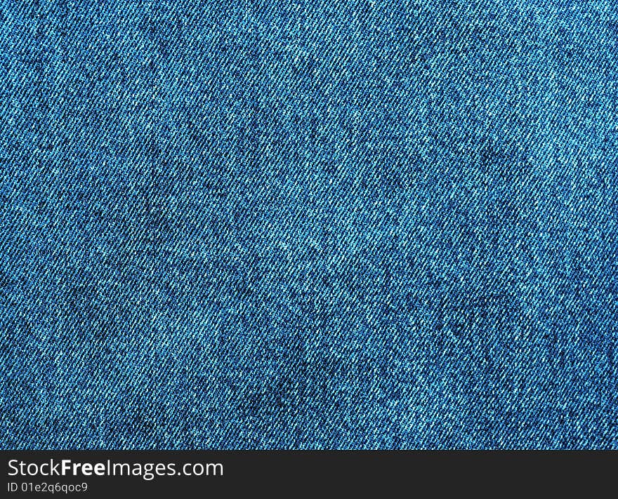 Texture of blue cotton