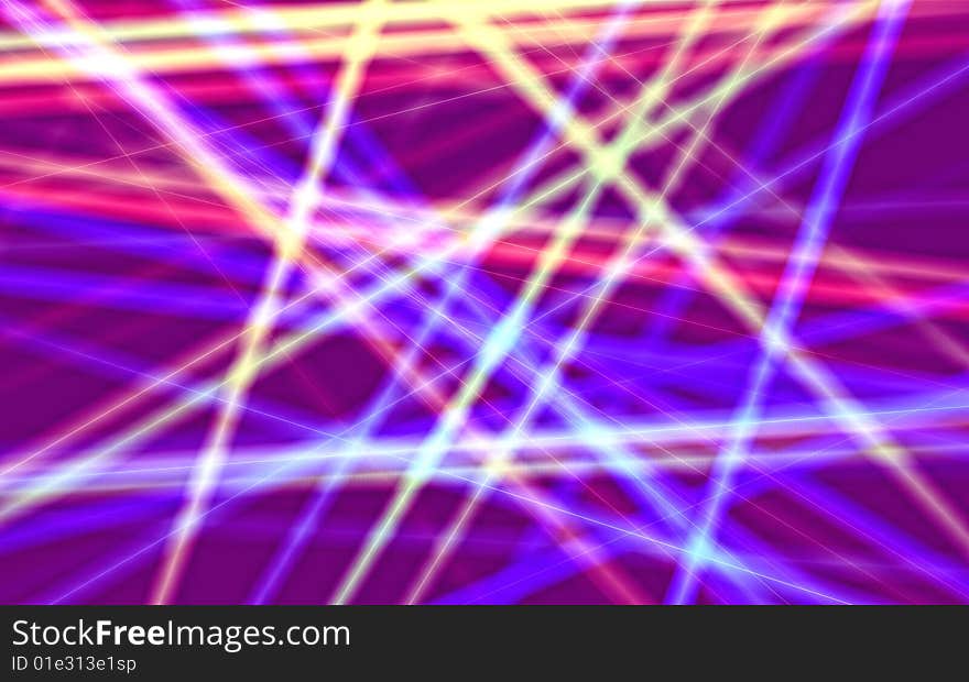 Abstract background with color beams