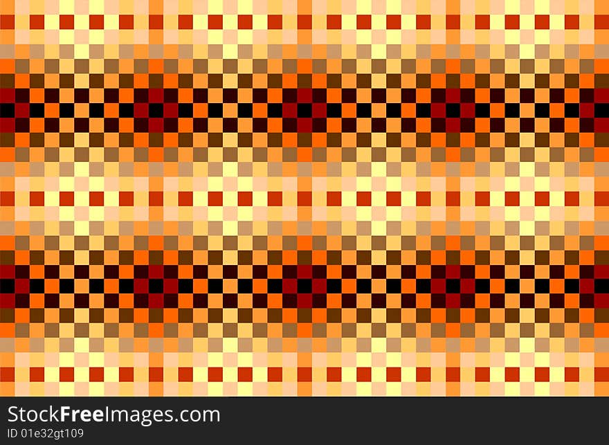 Seamless folk pattern. Vector illustration.