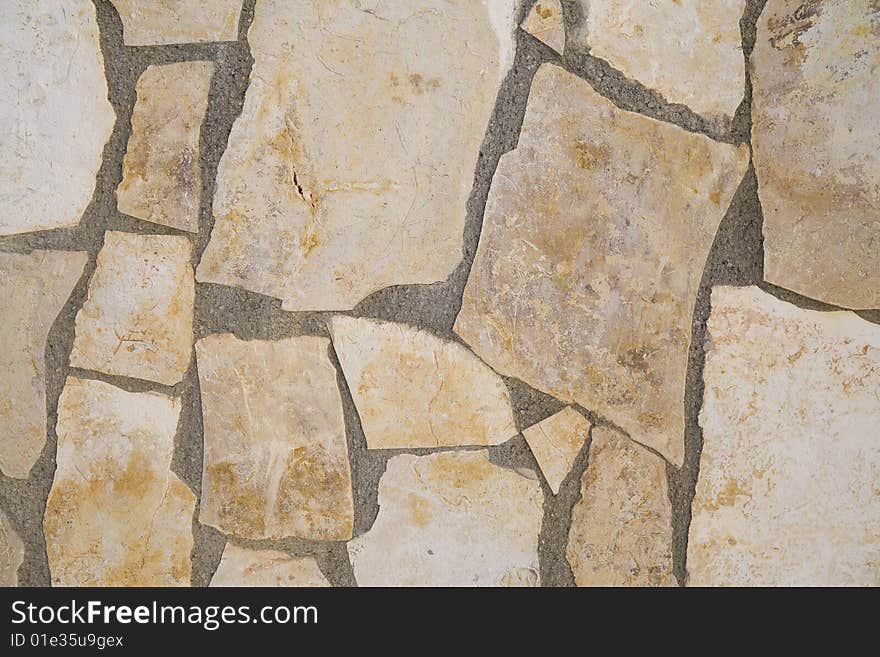 Stone background - photo taken in Krapanj Island in Croatia