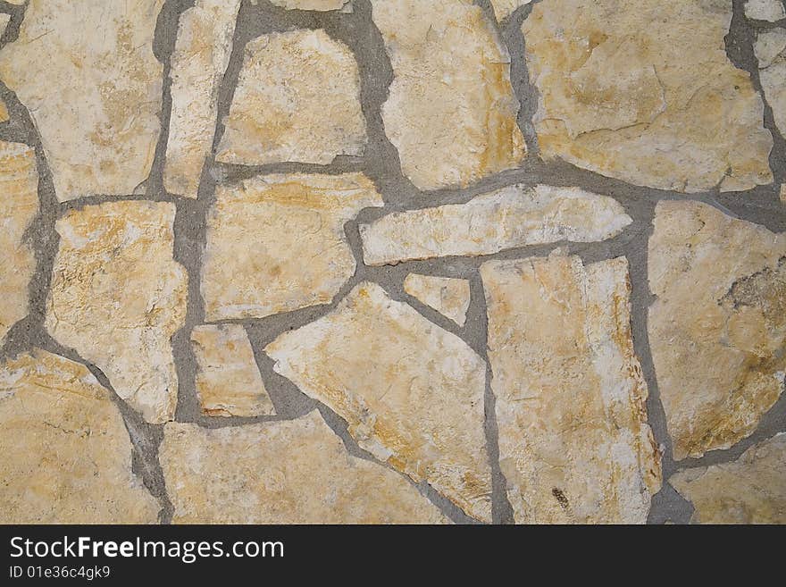 Stone background - photo taken in Krapanj Island in Croatia