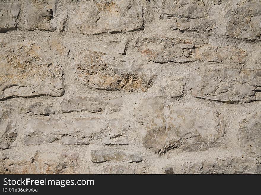 Stone background - photo taken in Krapanj Island in Croatia