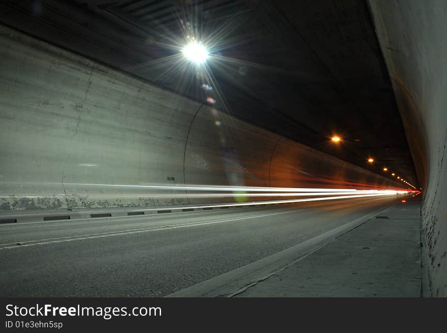 Tunnel in the Alps