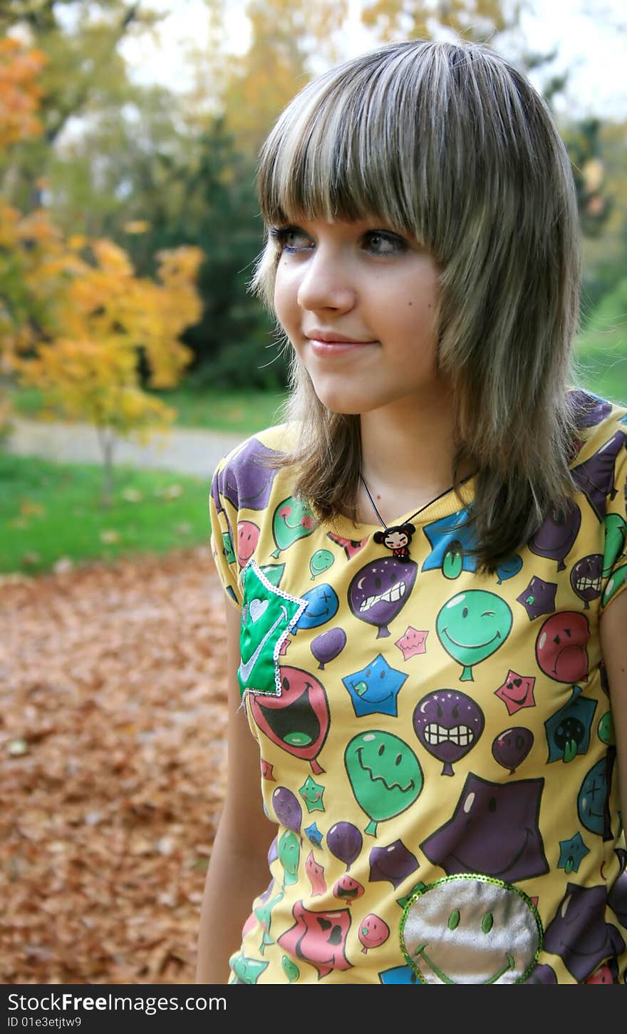 Pretty young girl and nature. Pretty young girl and nature