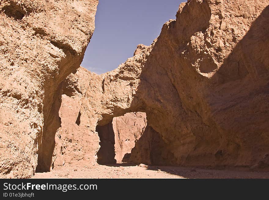 Natural Bridge At Death Valley