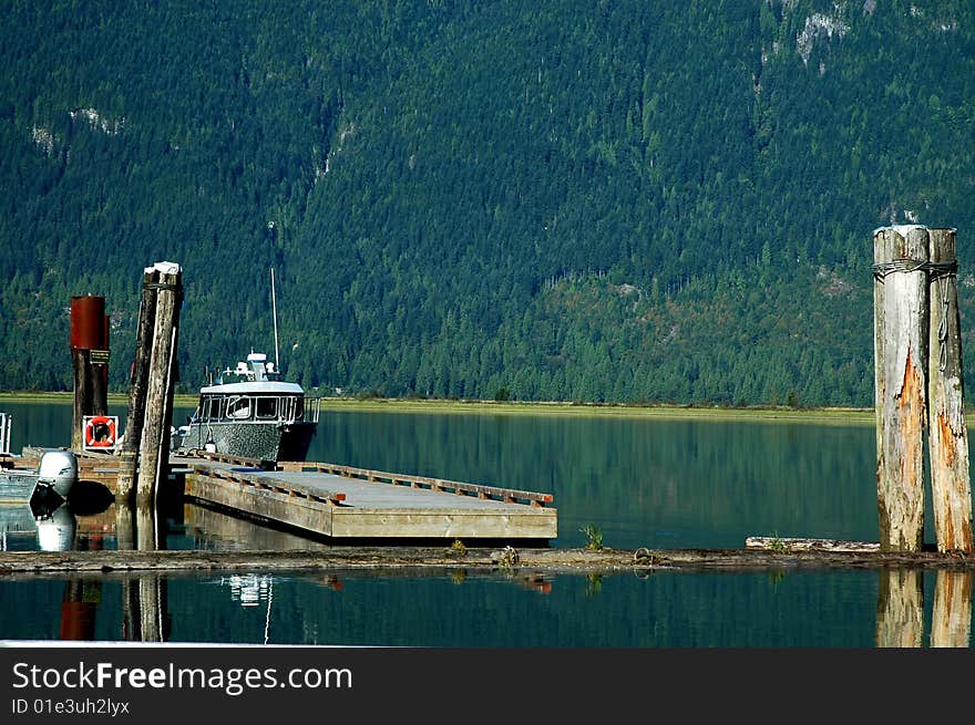 Dock at Pitt Lake