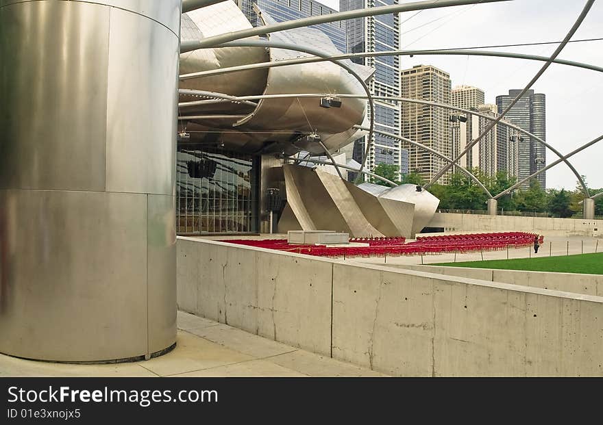 Millenium Park In Chicago, Pavilion