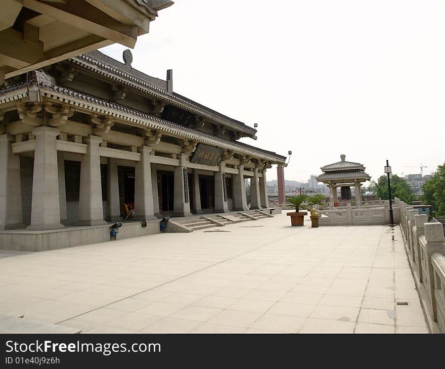 Yan Emperor's Tomb - the ancient temple architecture landscape