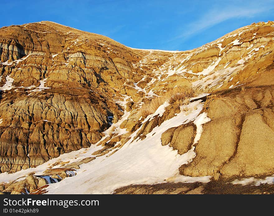 Hoodoos In Snow