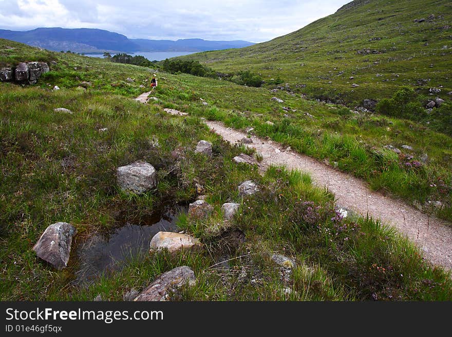 Trek Path In The Highlands