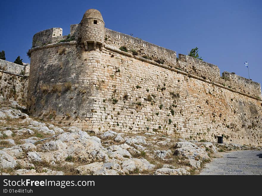 The Fortezza of Rethimnos in Crete an Venetian fort