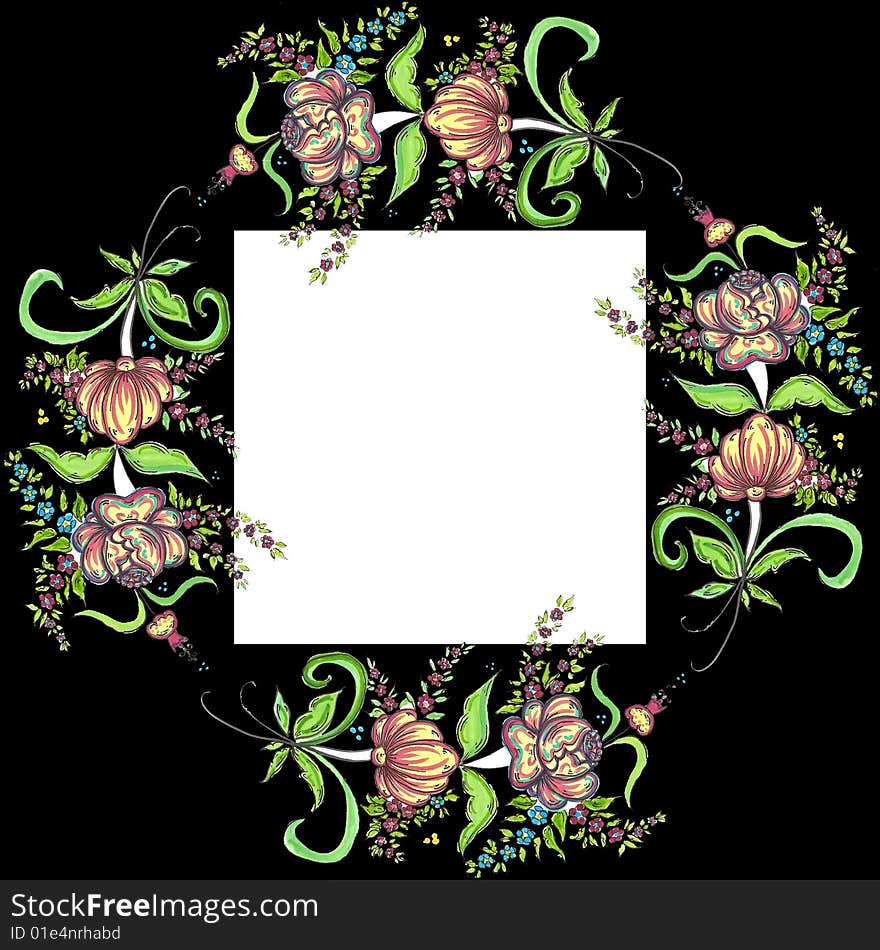 Flower frame