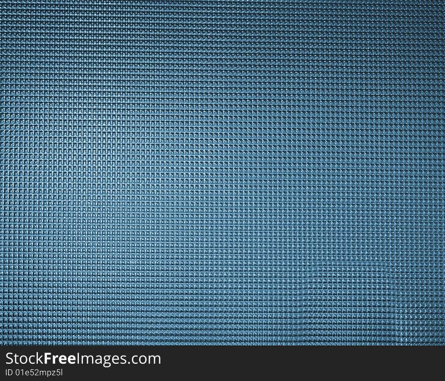 Blue transparent textured glass background