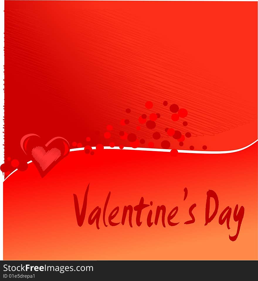 Stock photo: an image of red background with nice red hearts. Stock photo: an image of red background with nice red hearts