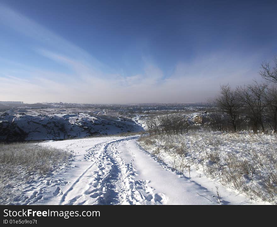 Winter road