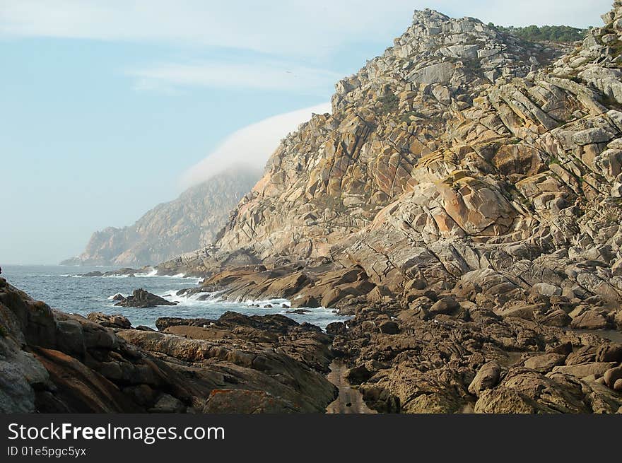 Isla Cies Atlantic Cliffs