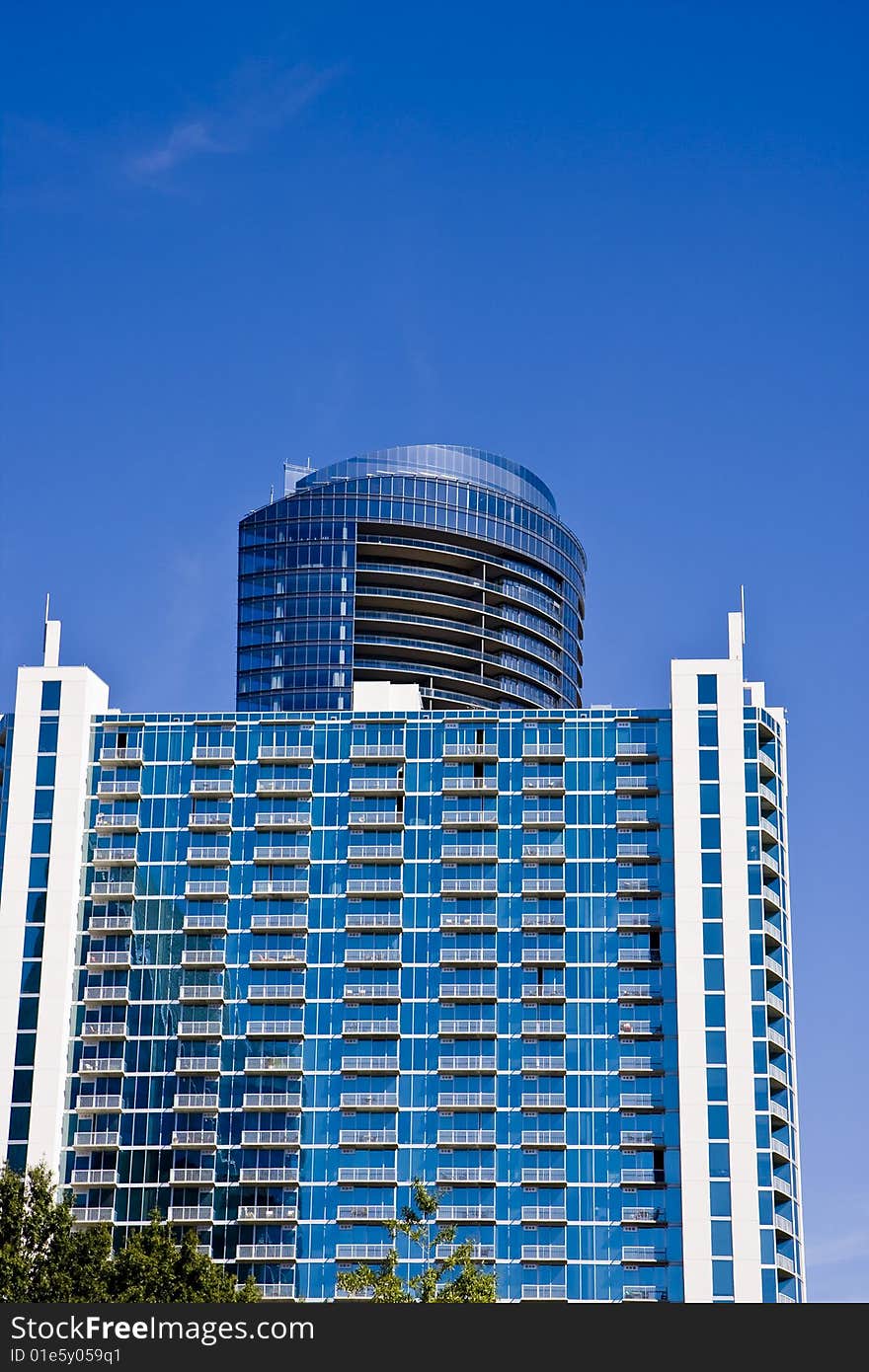 Blue Condos Tower and Sky