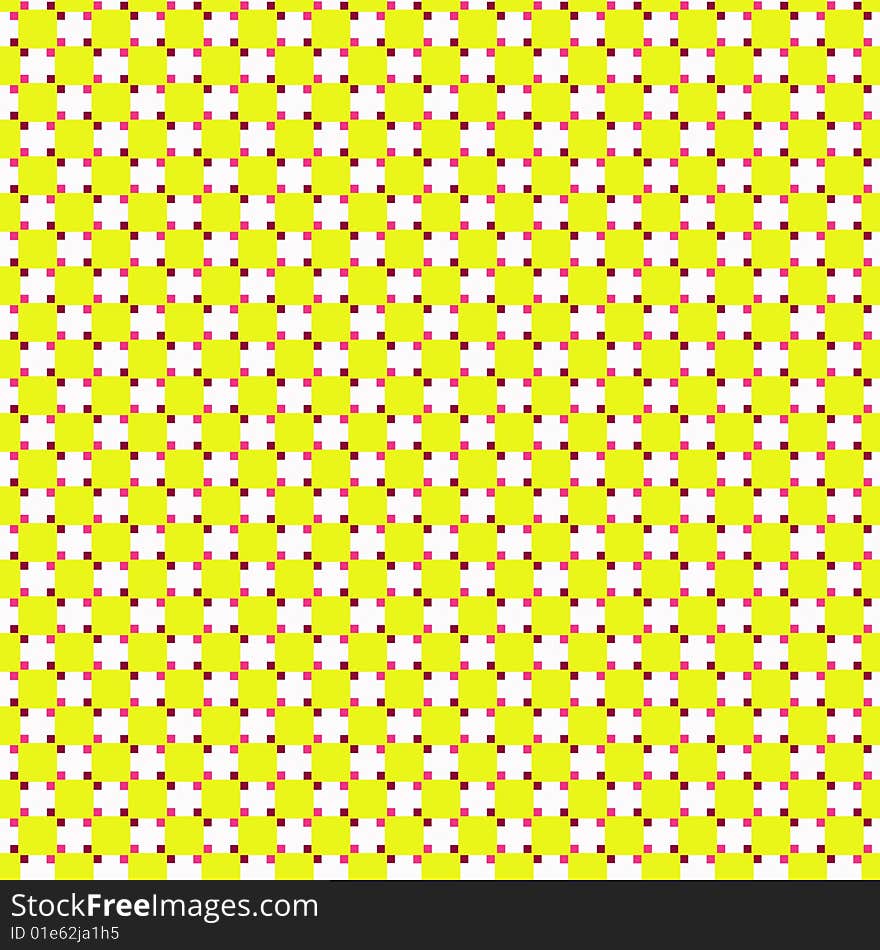 Yellow retro pattern