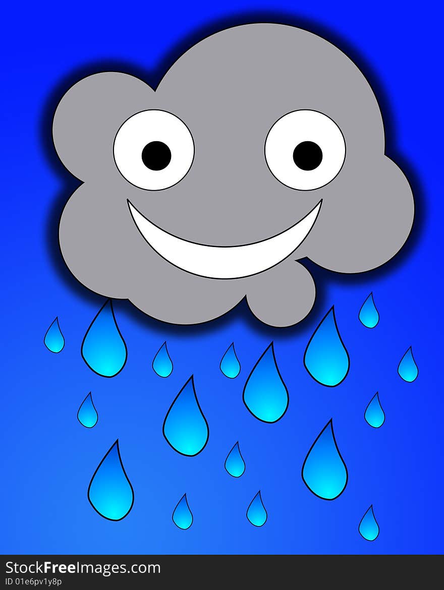 Happy Rain Cloud