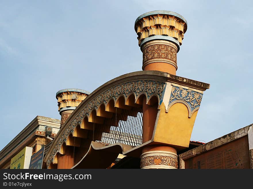 One of the mosques in Xinjiang, China.