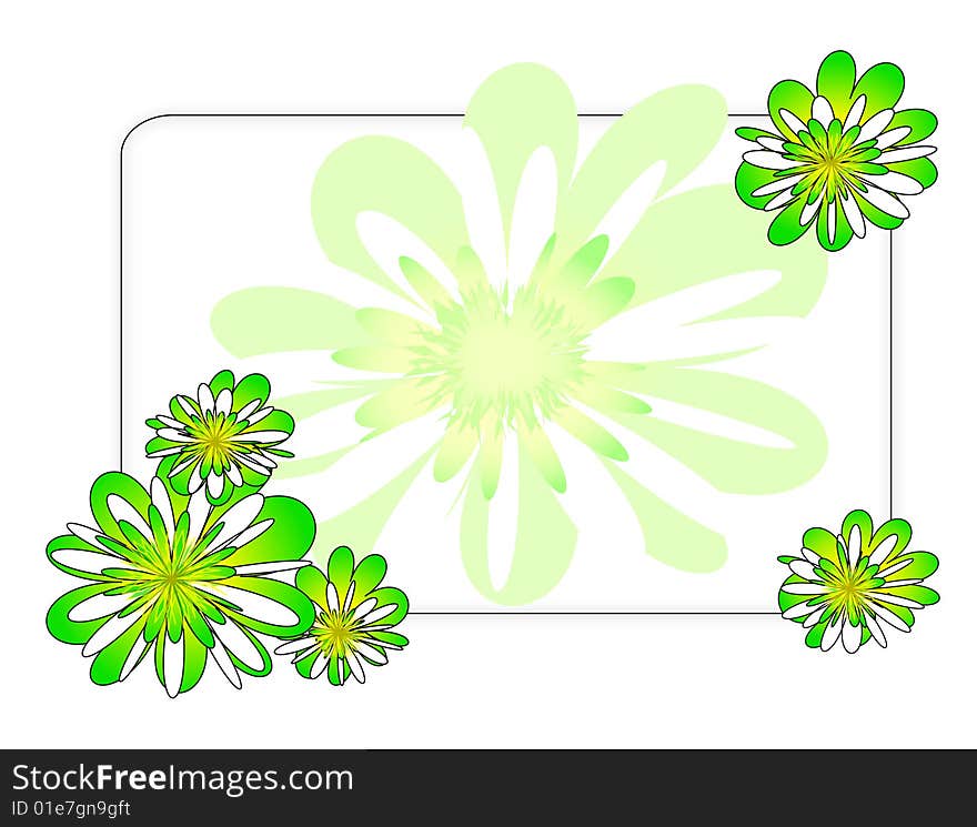 Spring Flower Frame