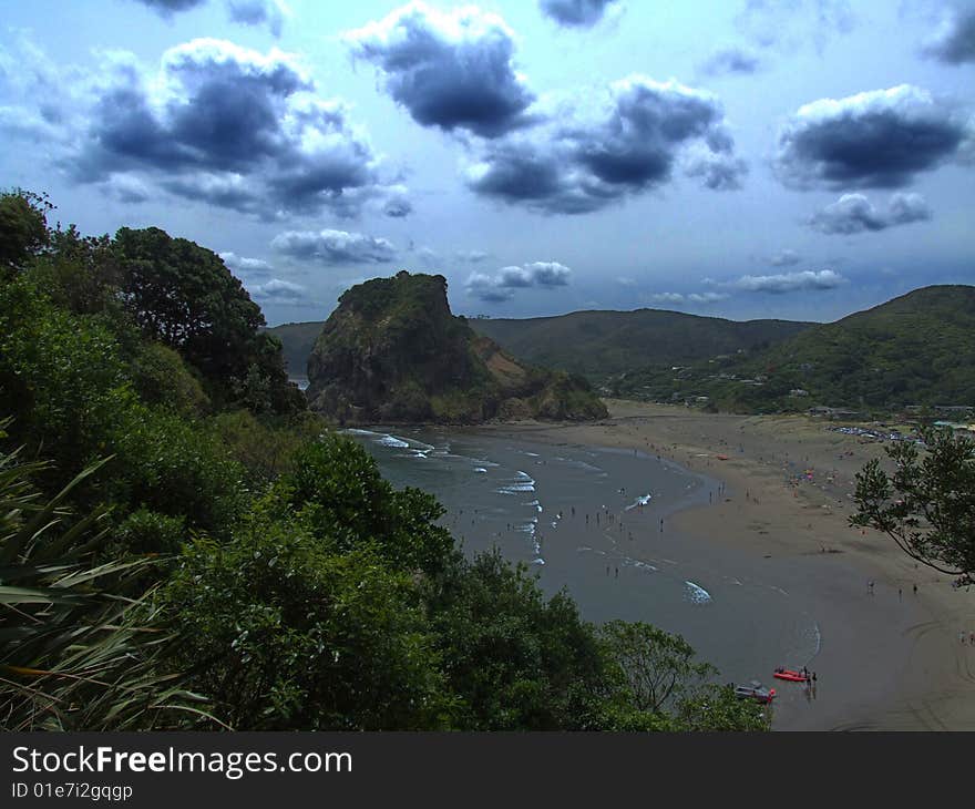 Scenic photo on landscapes and beaches in new Zealand. Scenic photo on landscapes and beaches in new Zealand