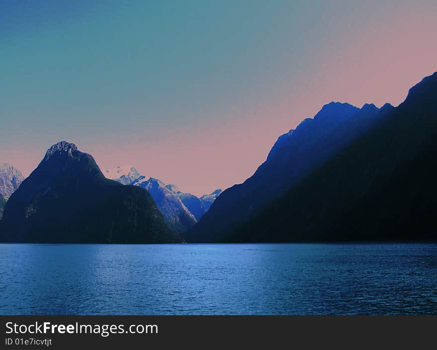 Lake With Mountains