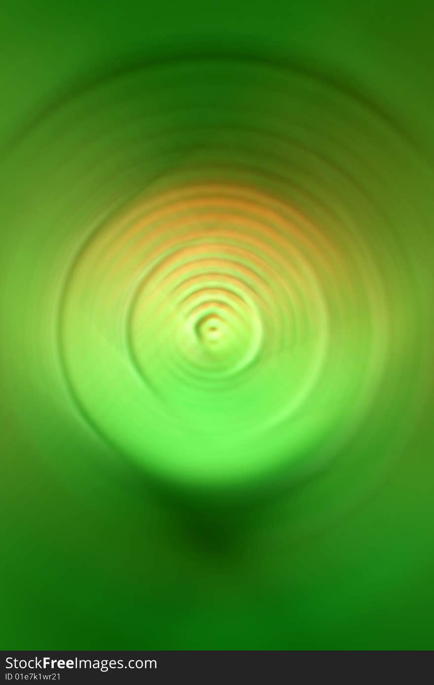 Green circle abstraction