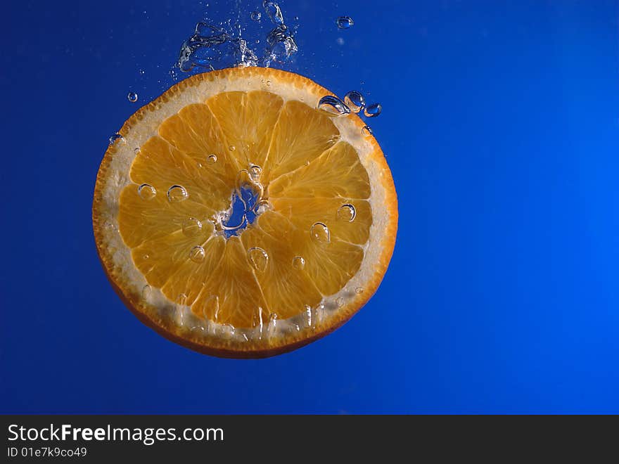 Orange Slice In Water